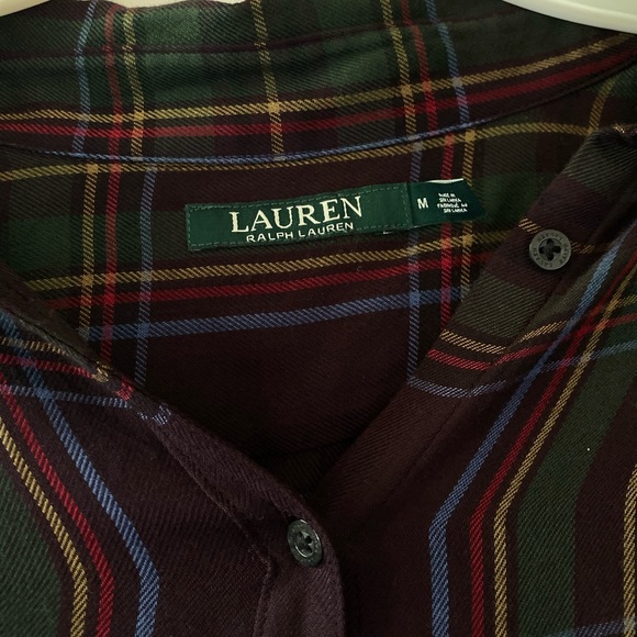LAUREN by Ralph Lauren plaid shirt - Picture 4 of 5